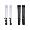 Beileisi large wave dot stereo nodes long socks 2099 dot jet flower high tube stockings