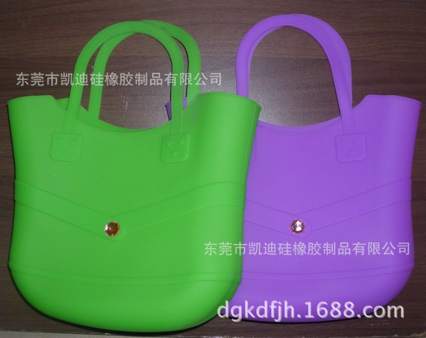 厂家供应新款手提袋 硅胶手提袋 个性时尚 硅胶礼品 模具加工