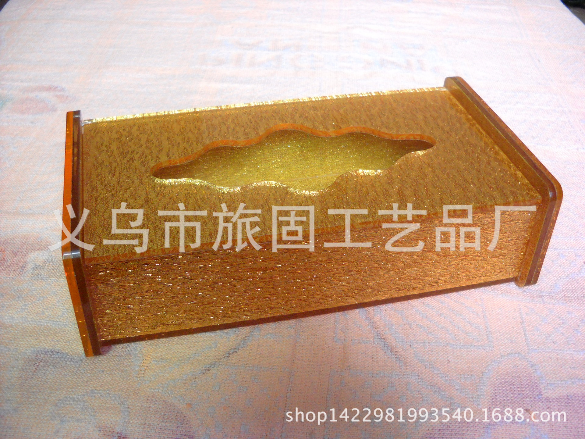 厂家定制亚克力纸巾盒 抽纸盒布金板创意纸巾盒 大中小号颜色可选