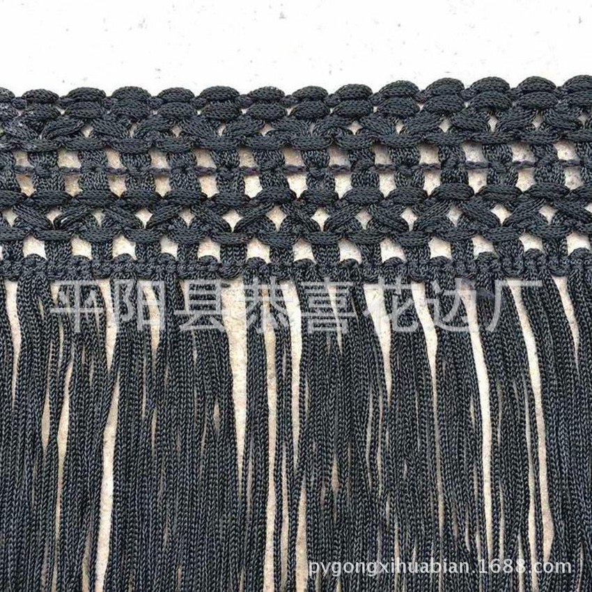 24公分米字型人造丝流苏