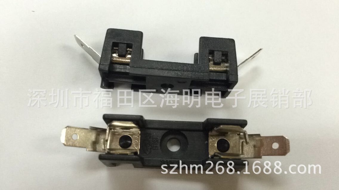 卧式保险丝座,300V20A保险丝座，6X30 20A保险座