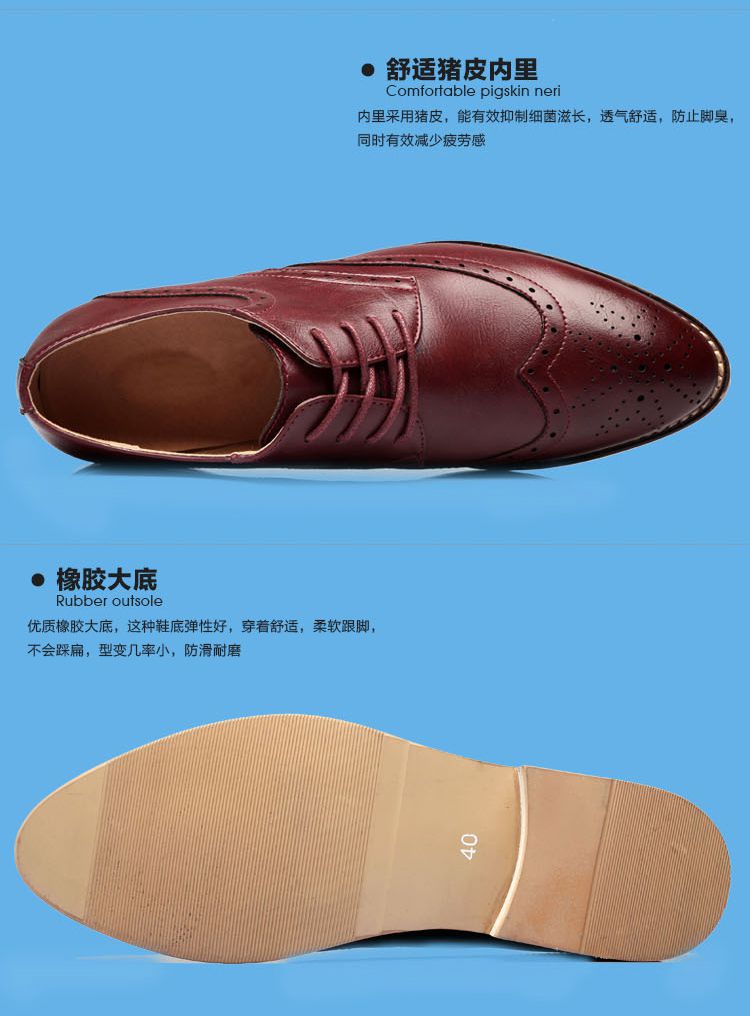 Chaussures homme en cuir véritable - Ref 3445714 Image 19