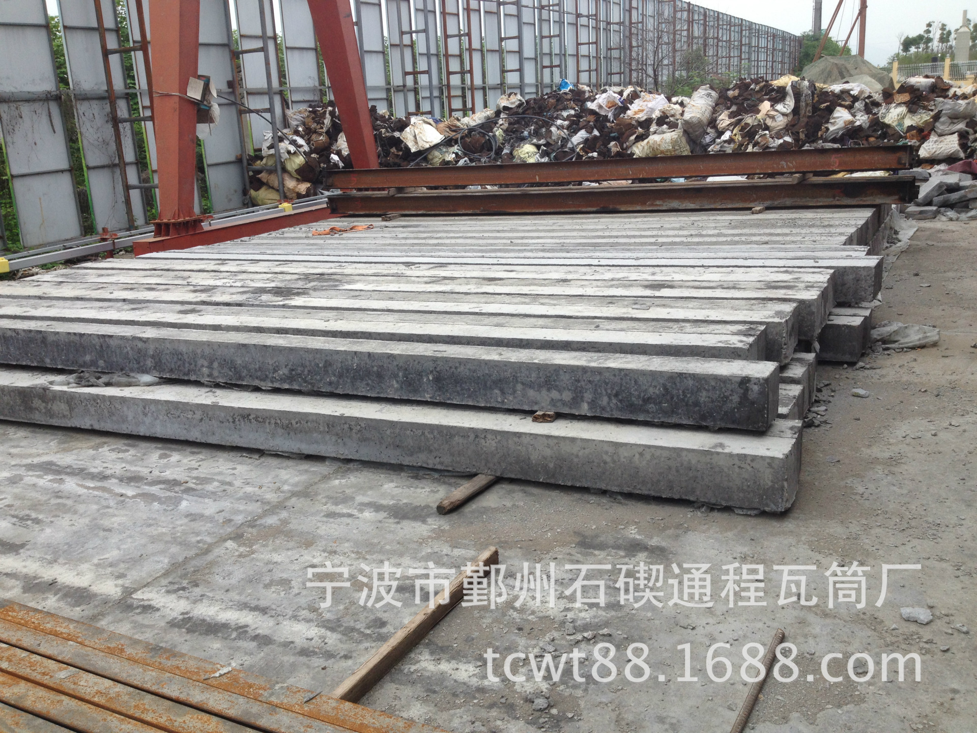 水泥桩 规格 2米 6米长 12尾径 建筑基础桩 宁波厂家