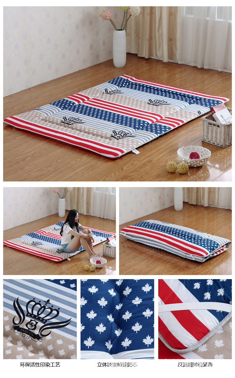 聚酯纤维印花床垫