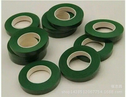 Milán nueva cinta verde hecho a mano DIY opaco floral cinta flor embalaje cinta flor boda embalaje