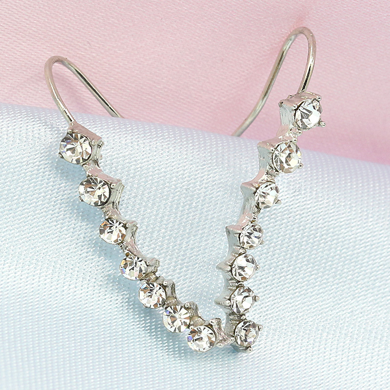 Women's Long Earrings With Rhinestones display picture 6