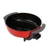 Factory wholesale is mostly shabu -shabu -electric hot pot household electric hot pot, a pot of dual -use pot gift pot