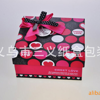 factory Specifically for colour Dot square Towel Cake Gift box bow Cake Carton Jewelry Packaging box