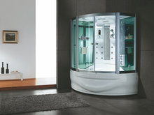 欧盟CE认证镀膜镜子保健房冲浪土耳其浴蒸汽桑拿浴缸淋浴一体房