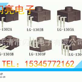 厂家直销（2开2关）按钮型手电筒开关 、振动棒开关 部尾部开关