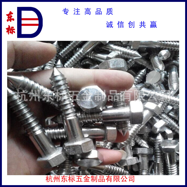 316不锈钢六角木螺丝  木牙M10x50  详询客服 可非标