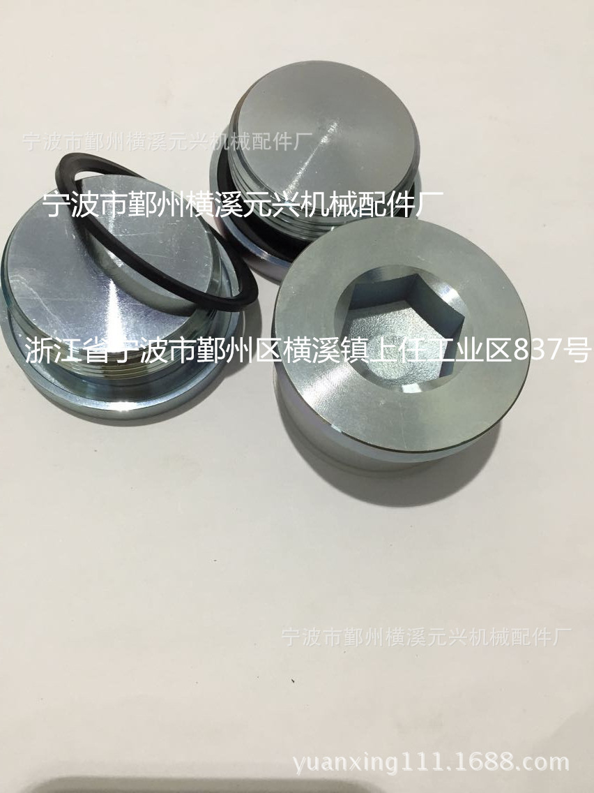 供应现货管外螺纹嵌入式ED派克密封内六角不锈钢碳钢堵头G1VST