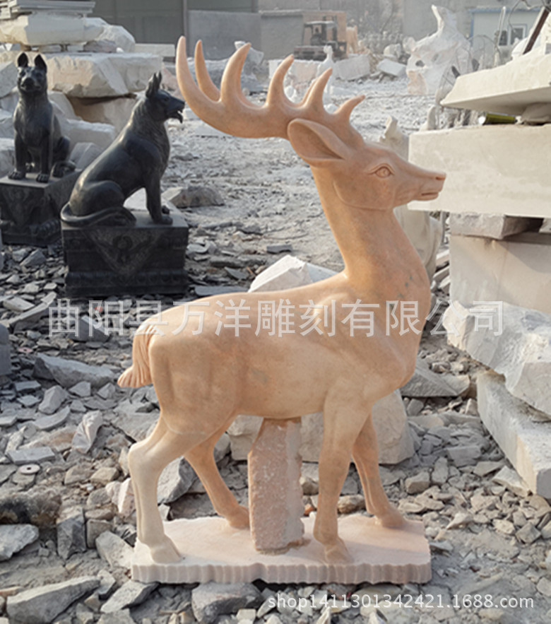 石雕鹿