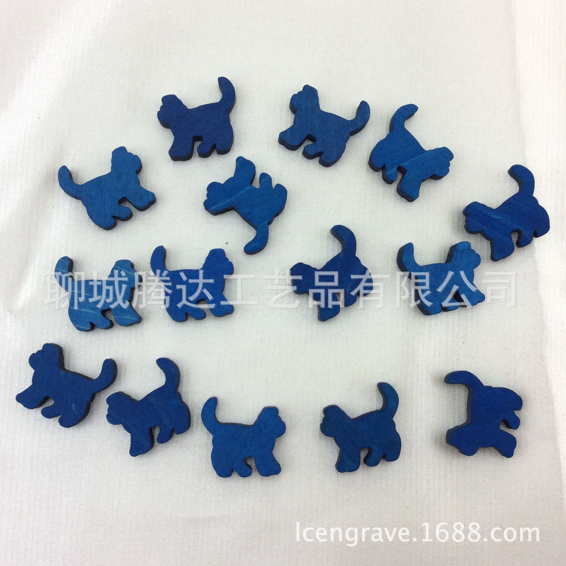 DIY饰品配件 精美手工装饰木片 彩色小动物玩具木片儿童木质玩具