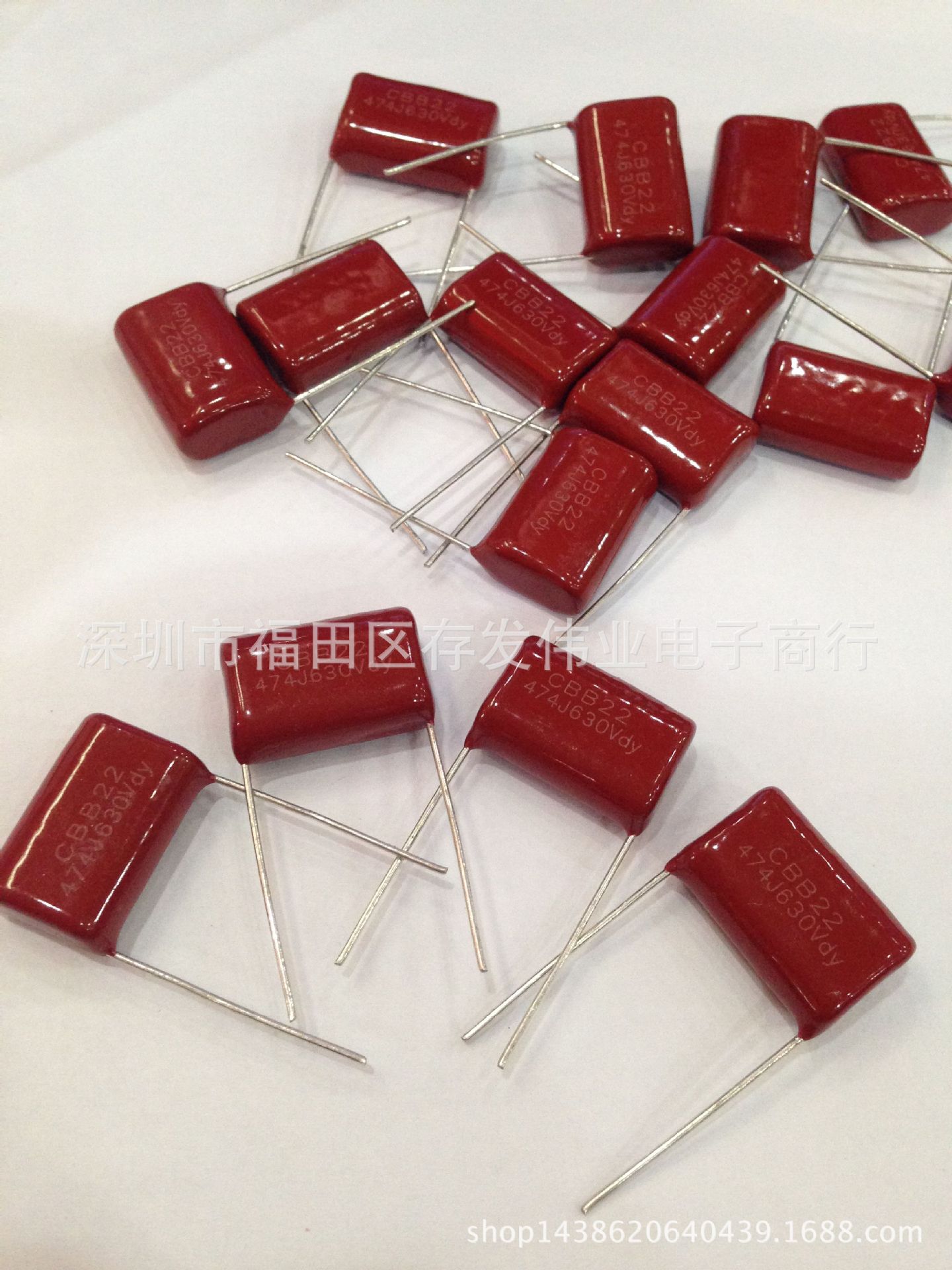 CBB22 630V474J P15MM高频金属膜电容 0.47UF 5%