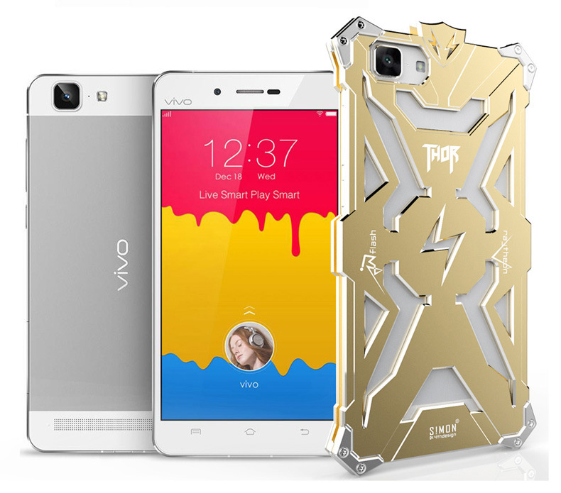 SIMON THOR Aviation Aluminum Alloy Shockproof Armor Metal Case Cover for vivo X5Max