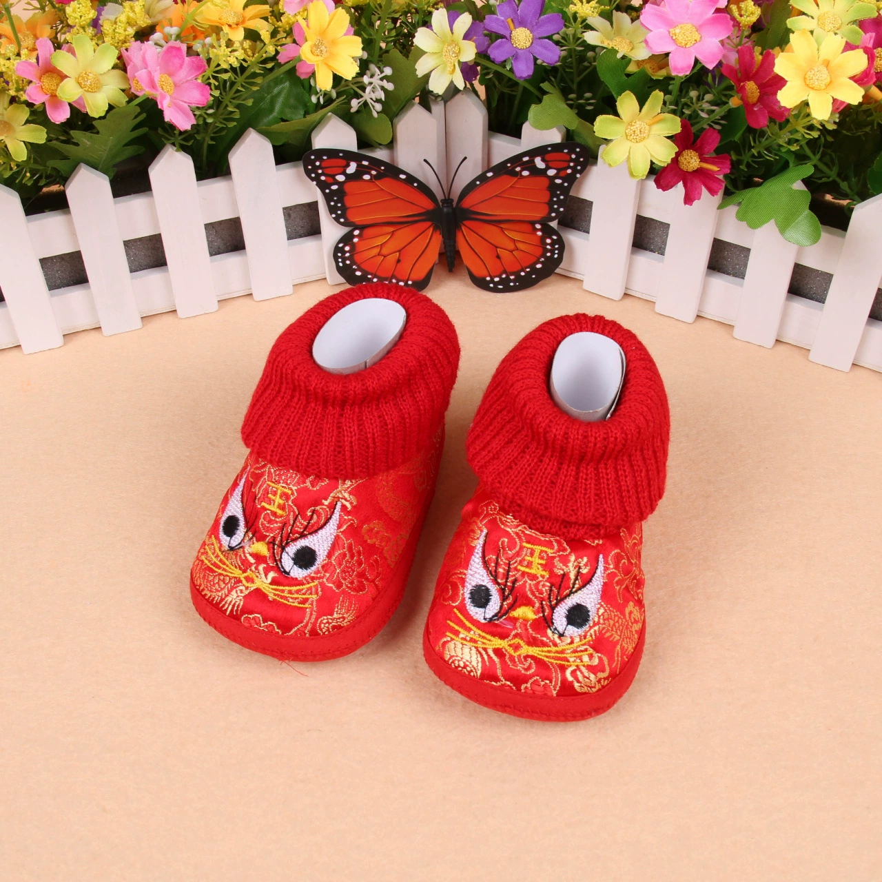 [Завод direct] Love Babies, Beautiful Babies, Baby Saton атлас, тигриная голова хлопковые туфли 13-15 ярдов