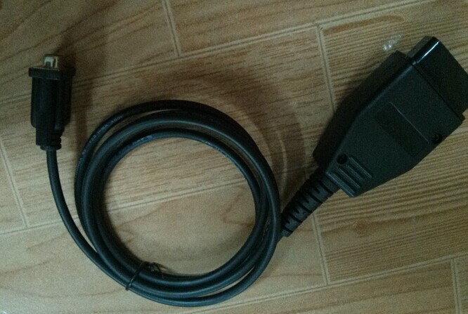 OBD2 16Pin To DB9PIN CABLE OBD16针转串口9针连接线