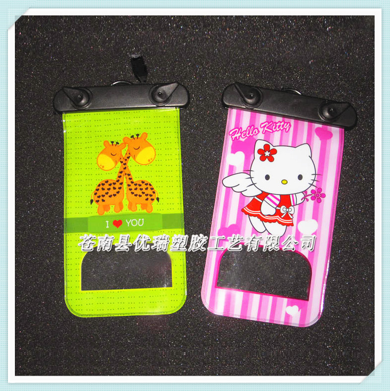 YR-C801卡通系列手机防水袋 游泳漂流透明防水包 卡通防