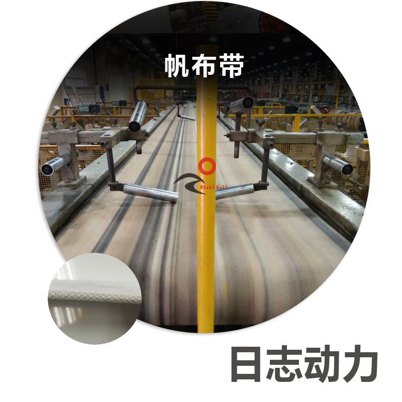 帆布输送带 耐高温包边帆布带 S=C plus beltech 日志动力
