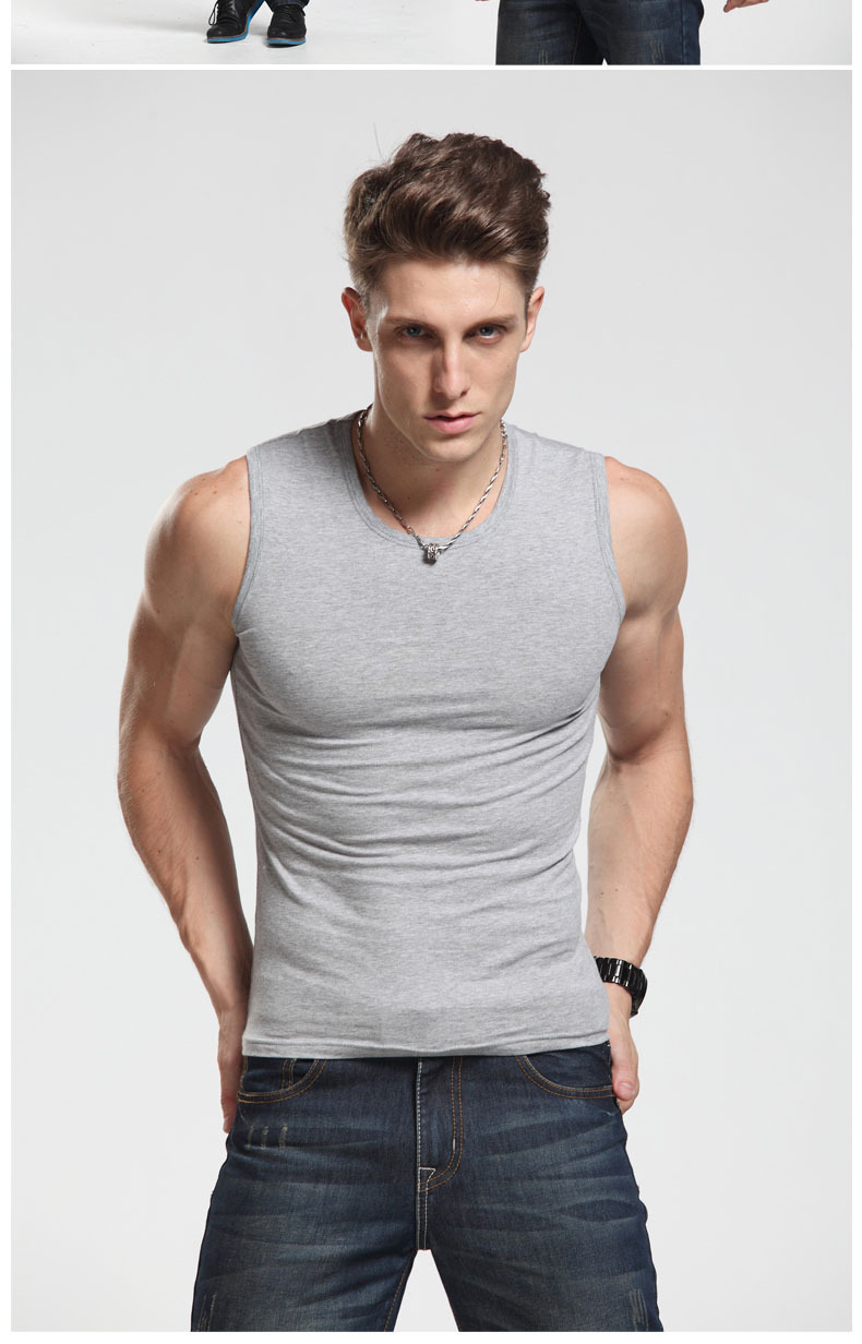 Débardeur homme Cotton vest - Ref 1586859 Image 23