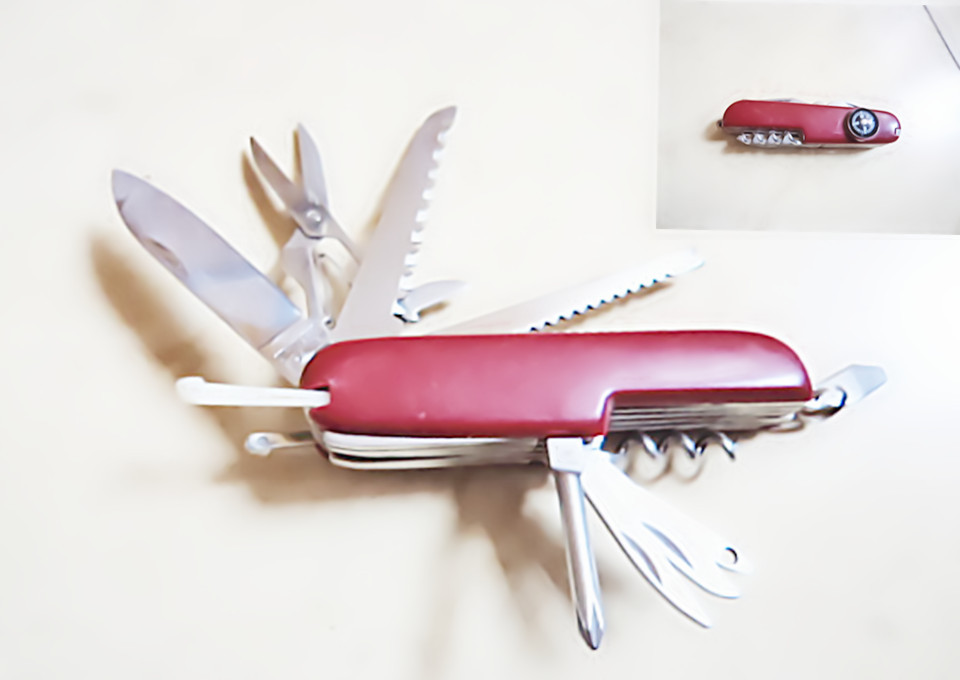 厂家供应多功能工具11开刀批发大号礼品赠送小刀 可印刷LOGO