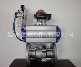 Q914F气动丝扣不锈钢三通球阀  气动丝扣不锈钢三通球阀