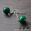 Ethnic accessory from Yunnan province, turquoise commemorative earrings, ethnic style, wholesale, Birthday gift