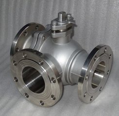 Q44F-16C铸钢三通L型球阀