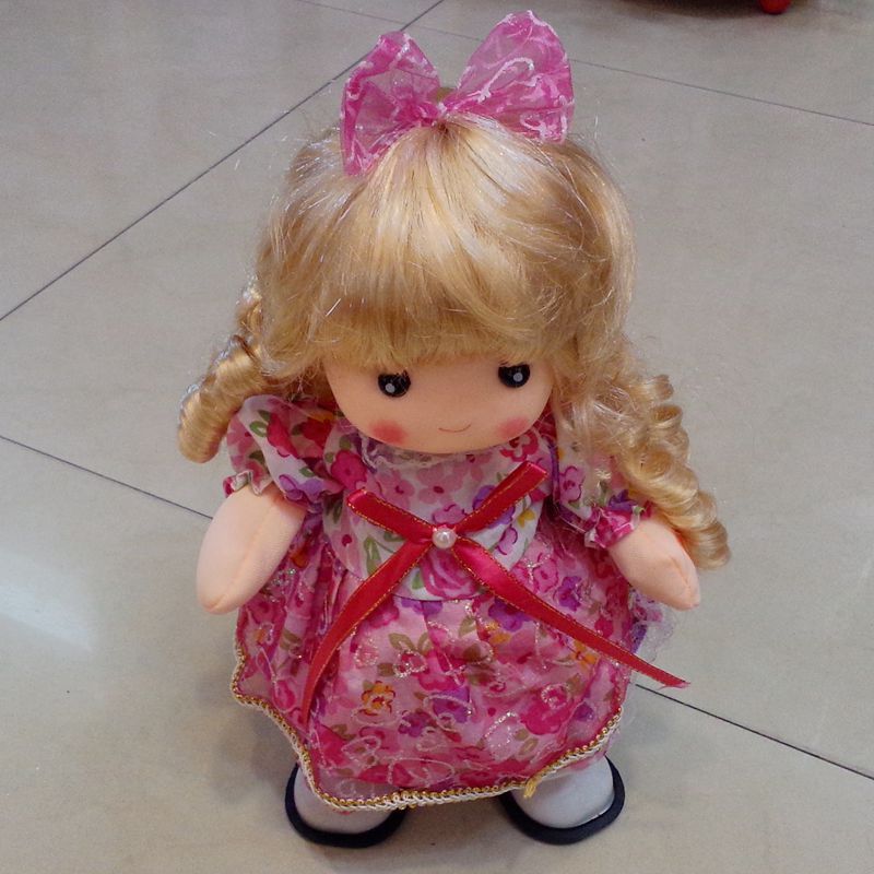 走路泡沫头娃娃