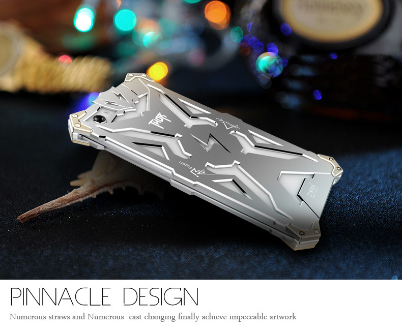 SIMON THOR Aviation Aluminum Alloy Shockproof Armor Metal Case Cover for vivo X5Pro