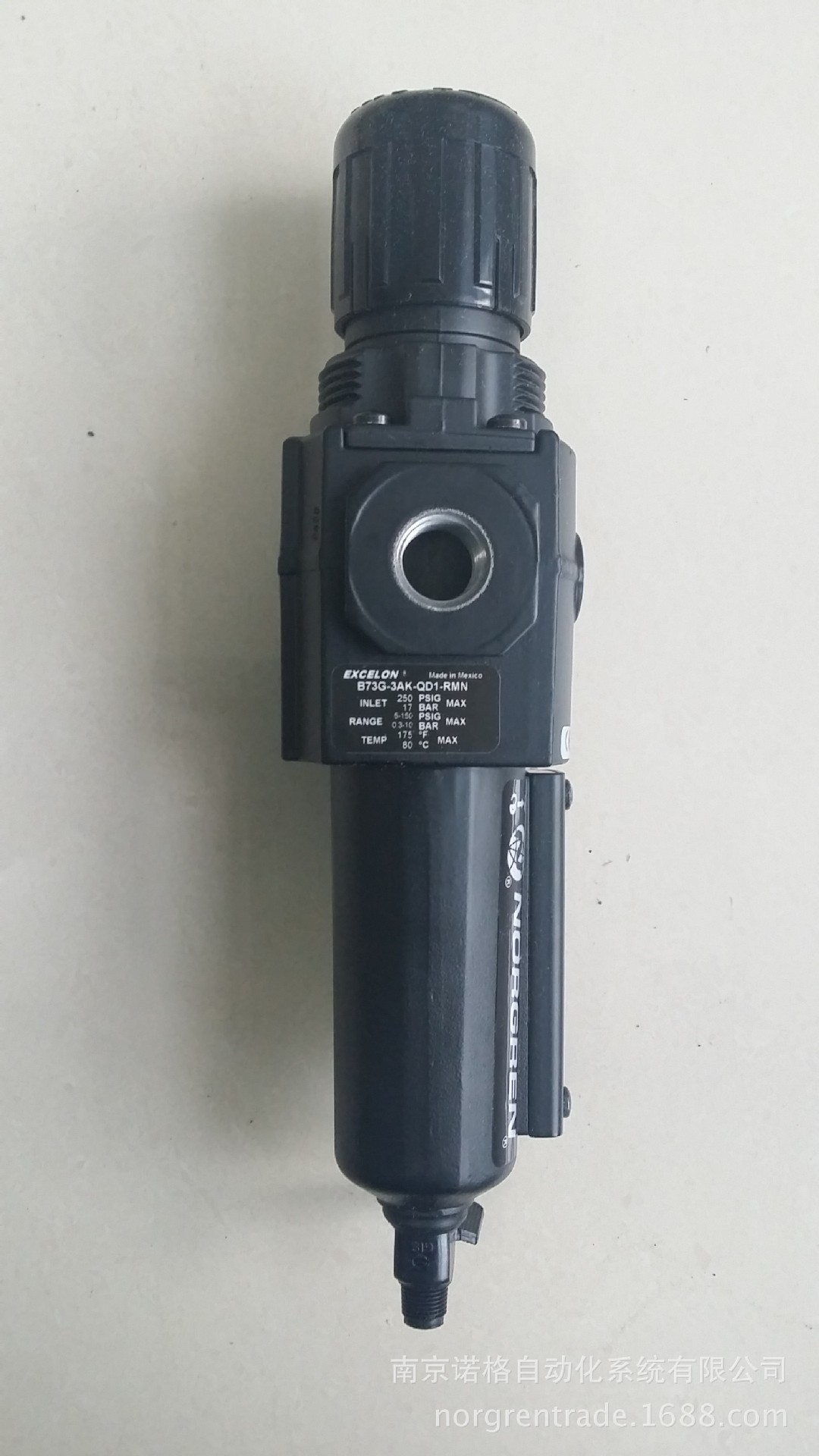 NORGREN 诺冠过滤减压阀B73G-3AK-QD1-RMN 一级代理特价销售