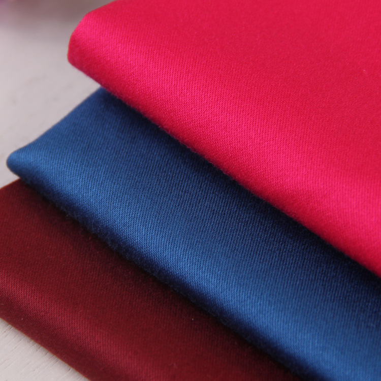 Manufactor Direct selling Pencil pants Fabric Cotton Elastic force Satin activity dyeing Fabric