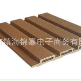 厂家提供15010木塑长城板墙挂吸音消声材料绿可木生态板安装
