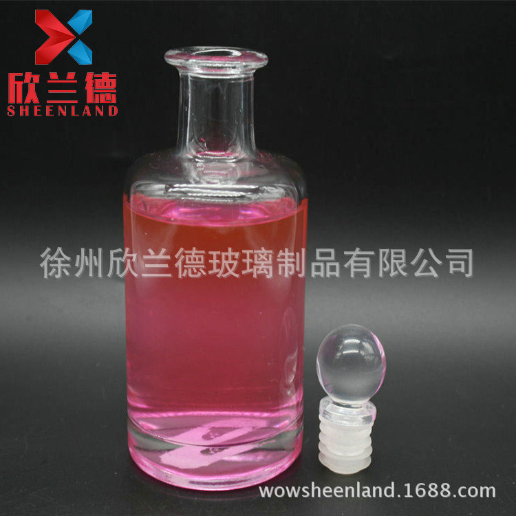 玻璃珠香薰瓶  250ML 圆柱香薰瓶 卡口香薰瓶  玻璃香薰瓶