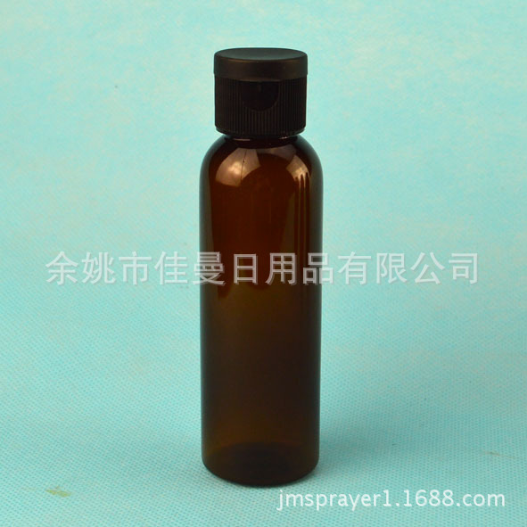 厂家直销60ml圆肩 棕乳液瓶 花水纯露化妆水分装瓶 包装瓶 