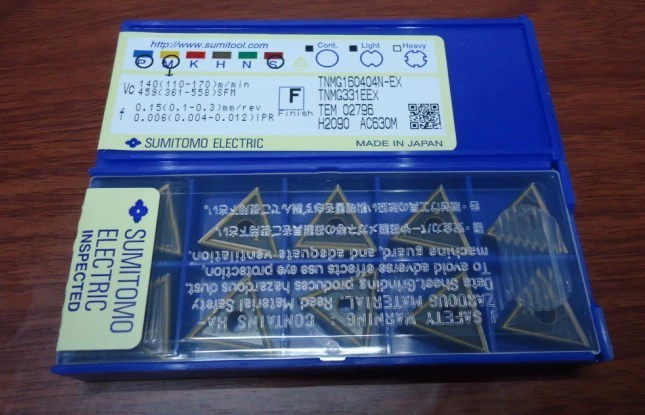 Оптовый японский Sumitomo Mumitomo головка ножа для автомобиля TNMG160404/08/12N-EX AC630M