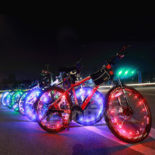 印象骑行A01自行车风火轮辐条灯新款USB可充电自行车钢丝灯车轮灯