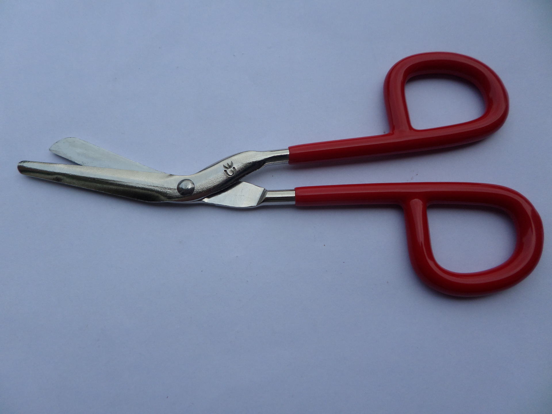 一次性弯头绷带剪刀/医用拆线剪刀/医用剪刀/急救剪刀