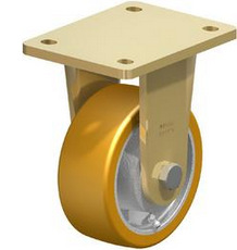 BS-GTH 127K 5寸聚氨酯固定轮 轴承种类	滚珠轴承 比克力脚轮