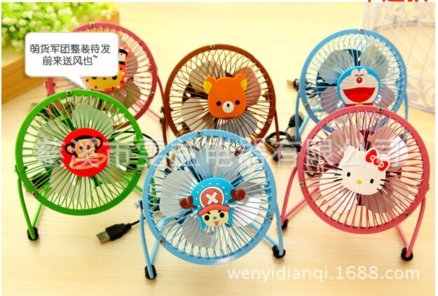 4寸卡通迷你风扇 展示