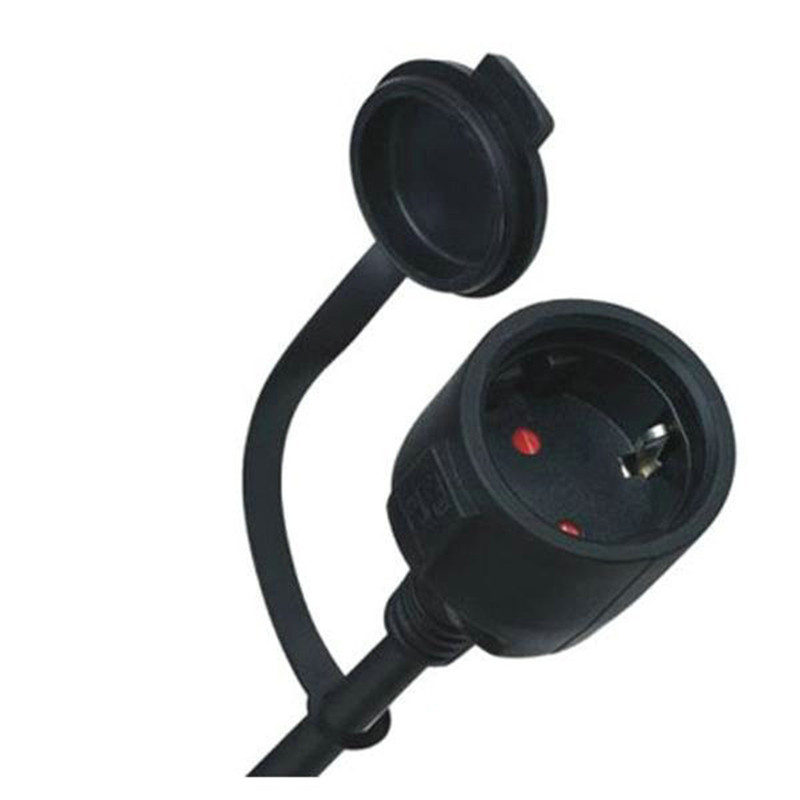 商家制造德式插头电源线三芯16A尾座/防水插/泰国插/韩国插头