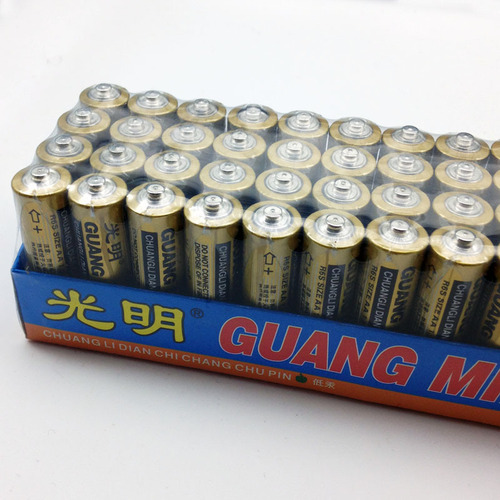 60 cells in a box No. 5 bright battery wholesale electric toys children 1.5V carbon ordinary dry battery No. 5