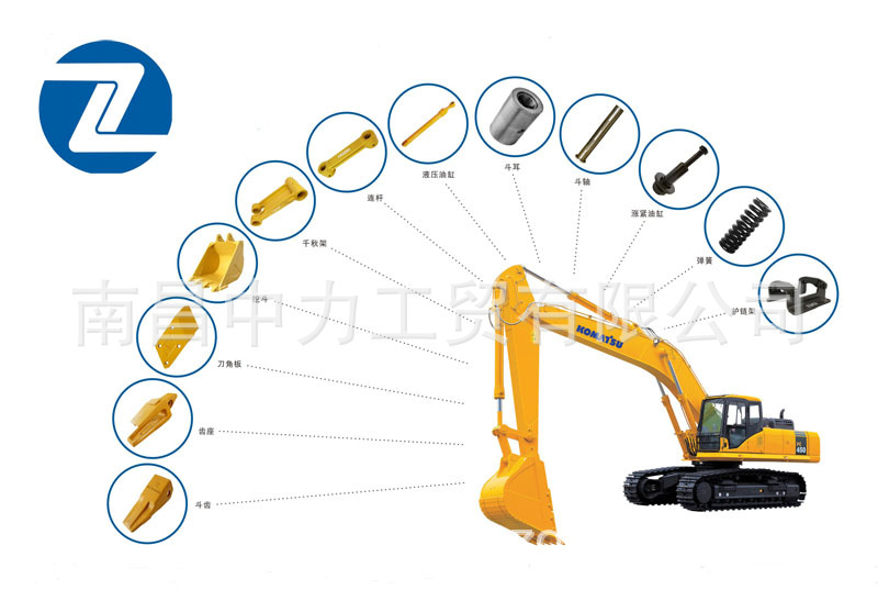 挖掘机配件斗齿 PC400RC-2 加重款岩石型  精密铸造 铸造件