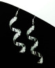 Matte universal spiral, earrings, European style, wholesale, ebay