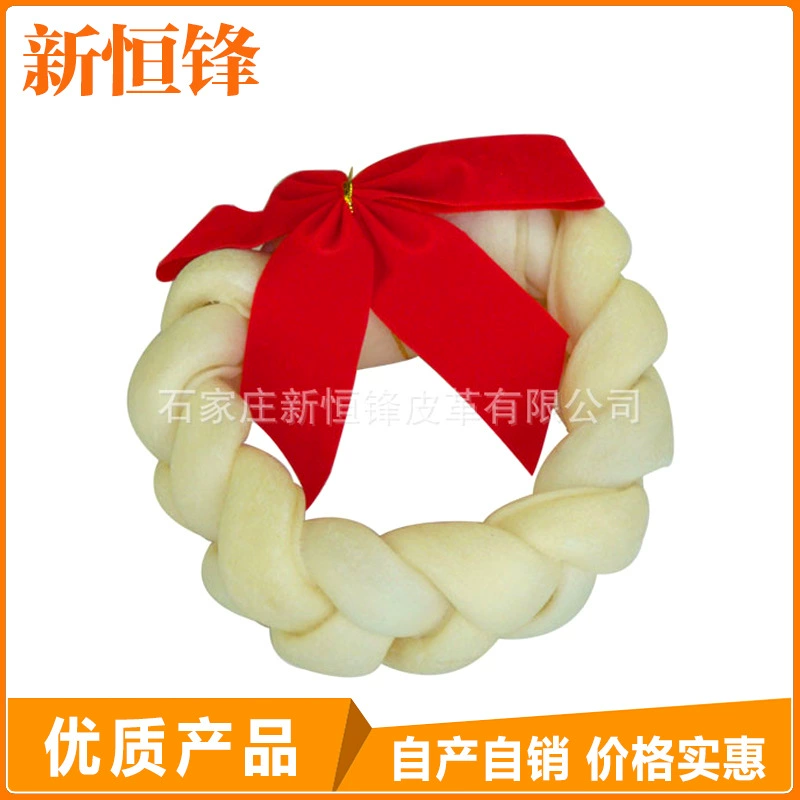 Горячая распродажа рекомендую корм для домашних животных воловья кожа укус собаки закуски для домашних животных вспенивающая оплетка кольцо корм для собак товары для домашних животных