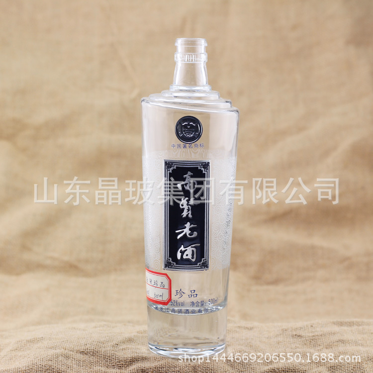 货源地加工酒类包装瓶款式多多500ml白酒玻璃瓶