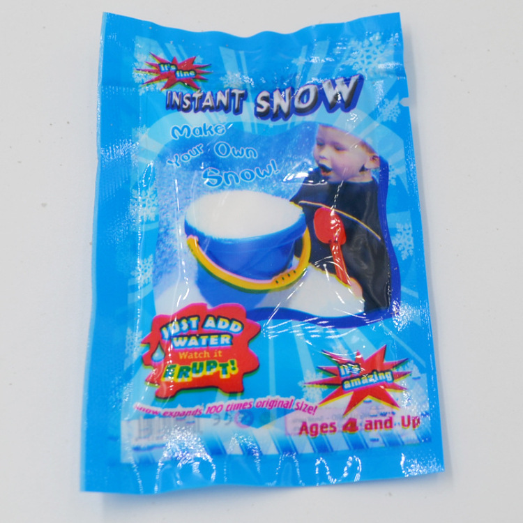 厂家直销创意礼品地摊玩具 人造雪膨胀雪花 新年圣诞礼品 小袋装|ms