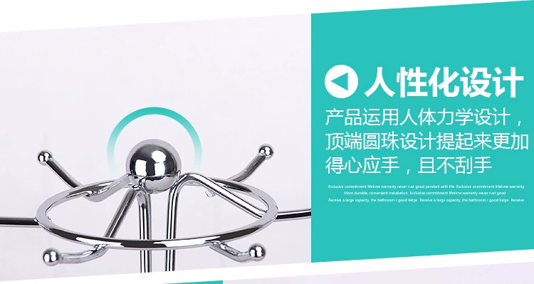 Kệ bếp bằng thép không gỉ Dụng cụ nhà bếp đa năng lưu trữ thìa hoàn thiện thìa giá sàn - Phòng bếp chảo đổ bánh xèo