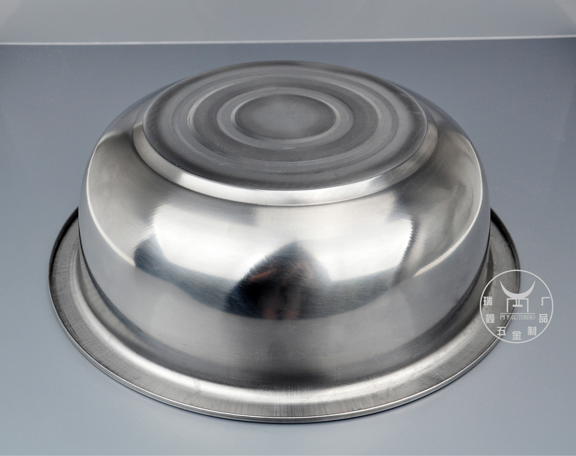 潮安不锈钢盆厂家 小盆子水果洗脸盆加厚 面盆定制可印logo